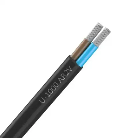 Câble u-1000 aluminium AR2V 2x35 - (au mètre)