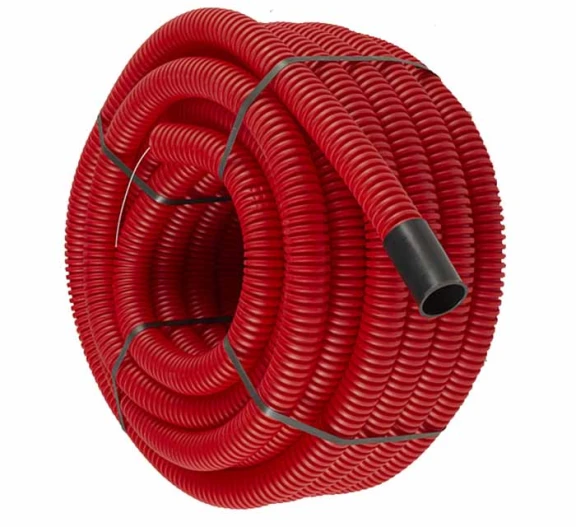 Gaine TPC Ø D110 mm x 50 m - rouge Gaine TPC Ø D110 mm x 50 m - 450N - rouge