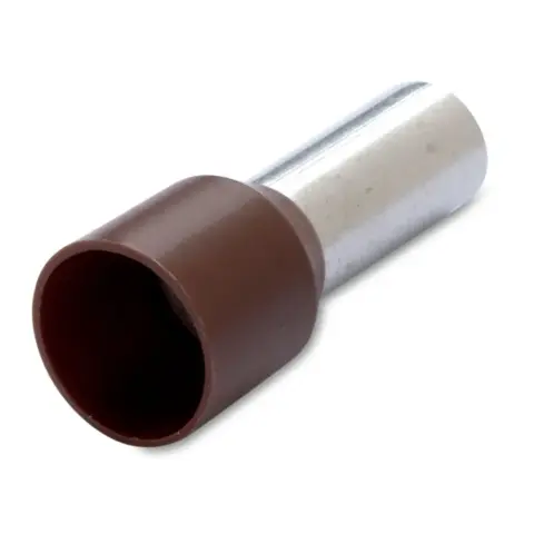 Connecteur à manchon - isolée cuivre 25mm2 - 16mm - marron