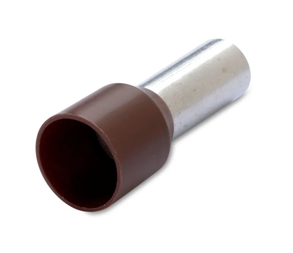 Connecteur à manchon - isolée cuivre 25mm2 - 16mm - marron Connecteur à manchon - isolée cuivre 25mm2 - 16mm - marron
