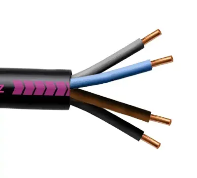 Cable électrique U-1000 R2V 4 x 10 mm² au mètre Barrynax - MIGUELEZ