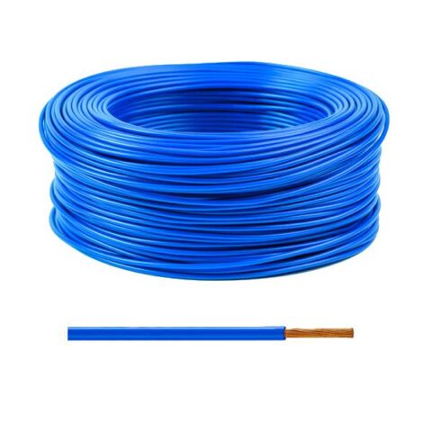 Fil électrique SOUPLE H07V-K 35 mm² bleu – H07VK35KB – au mètre
