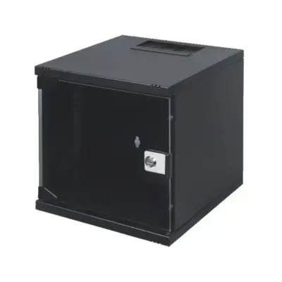 UPTEC - Coffret 10 noir 6U prof 300mm avec panneaux amovibles