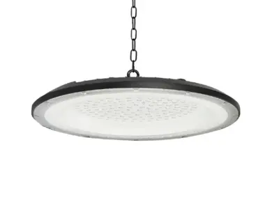 CLOCHE LED UFO 200W 4000K Highbay SLIM Étanche 21000 lum