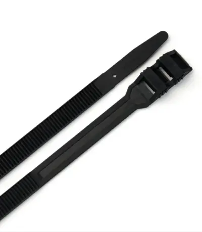 100 colliers d'installation PA6.6double verrouillage 265x8,6mm