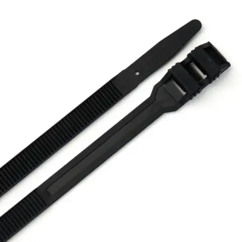 100 colliers d'installation PA6.6double verrouillage 265x8,6mm