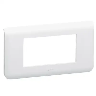 LEGRAND Mosaic Plaque horizontale 4 modules blanc - 078814L