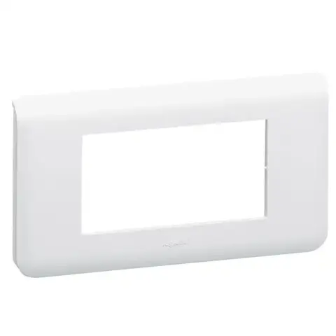 LEGRAND Mosaic Plaque horizontale 4 modules blanc - 078814L