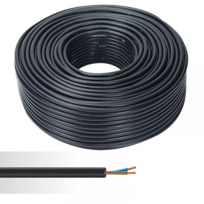 Câble U-1000 R2V 2x1,5 mm² – 100 m pour installation électrique Miguelez réf. R2V2X1.5C100 - Câbles, gaines et conduits