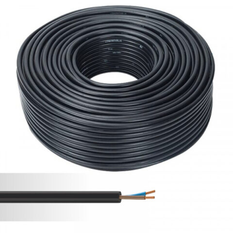 Câble U-1000 R2V 2x1,5 mm² – 100 m pour installation électrique Miguelez réf. R2V2X1.5C100 - Câbles, gaines et conduits