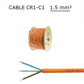 Câble anti-feu rigide 5G1.5 mm² – CR1 C1 cuivre – 500m touret Id-cables réf. IDCAF5G1.5T500 - CABLES -FILS -GAINES vv