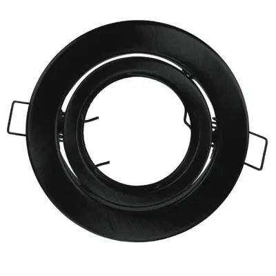 collerette Noir Orientable réf. 00357/121-BK - Éclairage LED et Luminaires