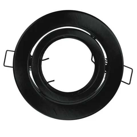 collerette Noir Orientable réf. 00357/121-BK - Éclairage LED et Luminaires