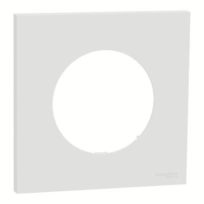 SCHNEIDER Odace Plaque simple blanc craie - S920702