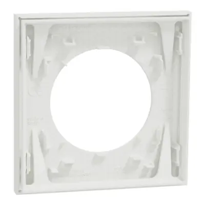 SCHNEIDER Odace Plaque simple blanc craie - S920702